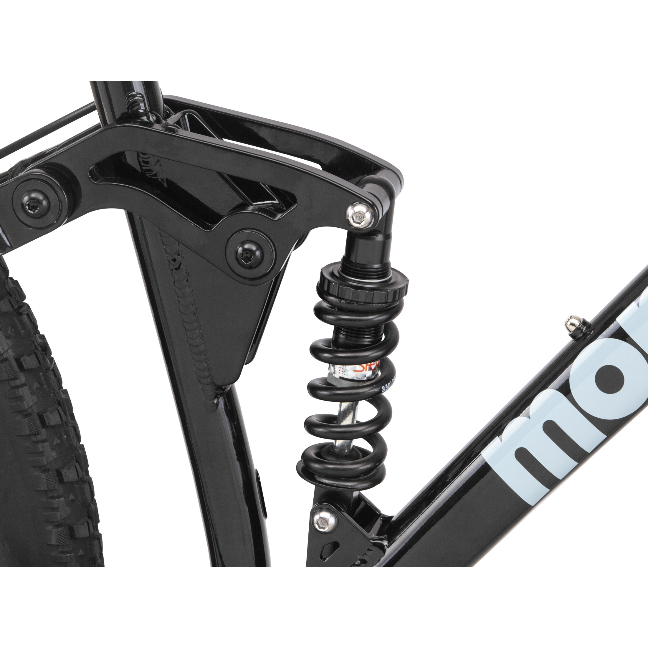 Mongoose Impasse 2.0 Dual Suspension Mountain Bike, 29-Inch Wheel, Black/Blue - Image 3