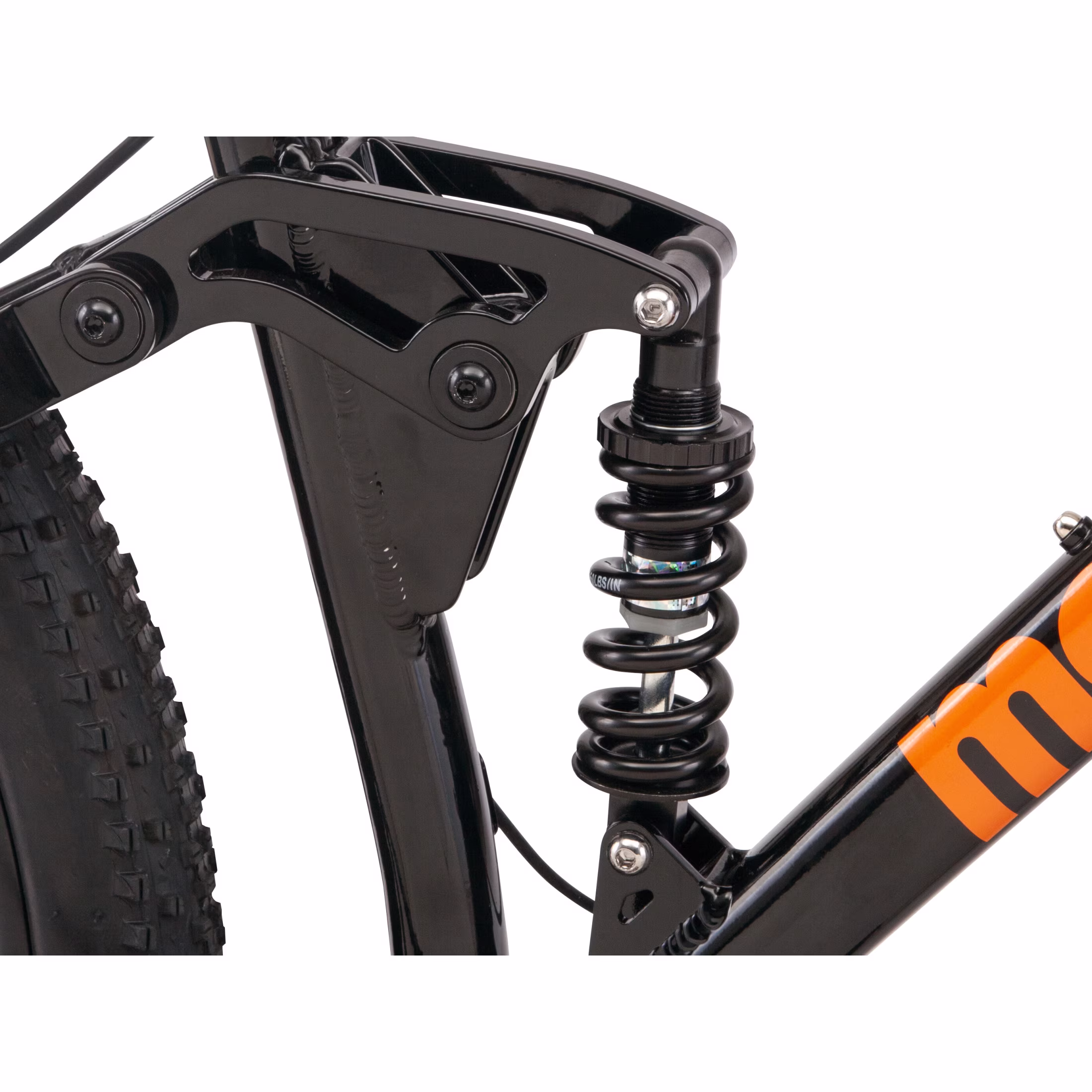 Mongoose Impasse 3.0 Dual Suspension Mountain Bike, Large Frame, 29-Inch Wheel, Black/Orange - Image 2