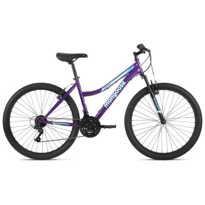 Mongoose Inertia Mountain Bike, 26-Inch Wheels, 21 Speeds, Purple