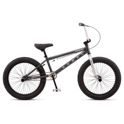 Mongoose Rebel X1 BMX Bike, 20-in. Wheels, Kids Ages 7-14 Years, Gray Child Bicycle