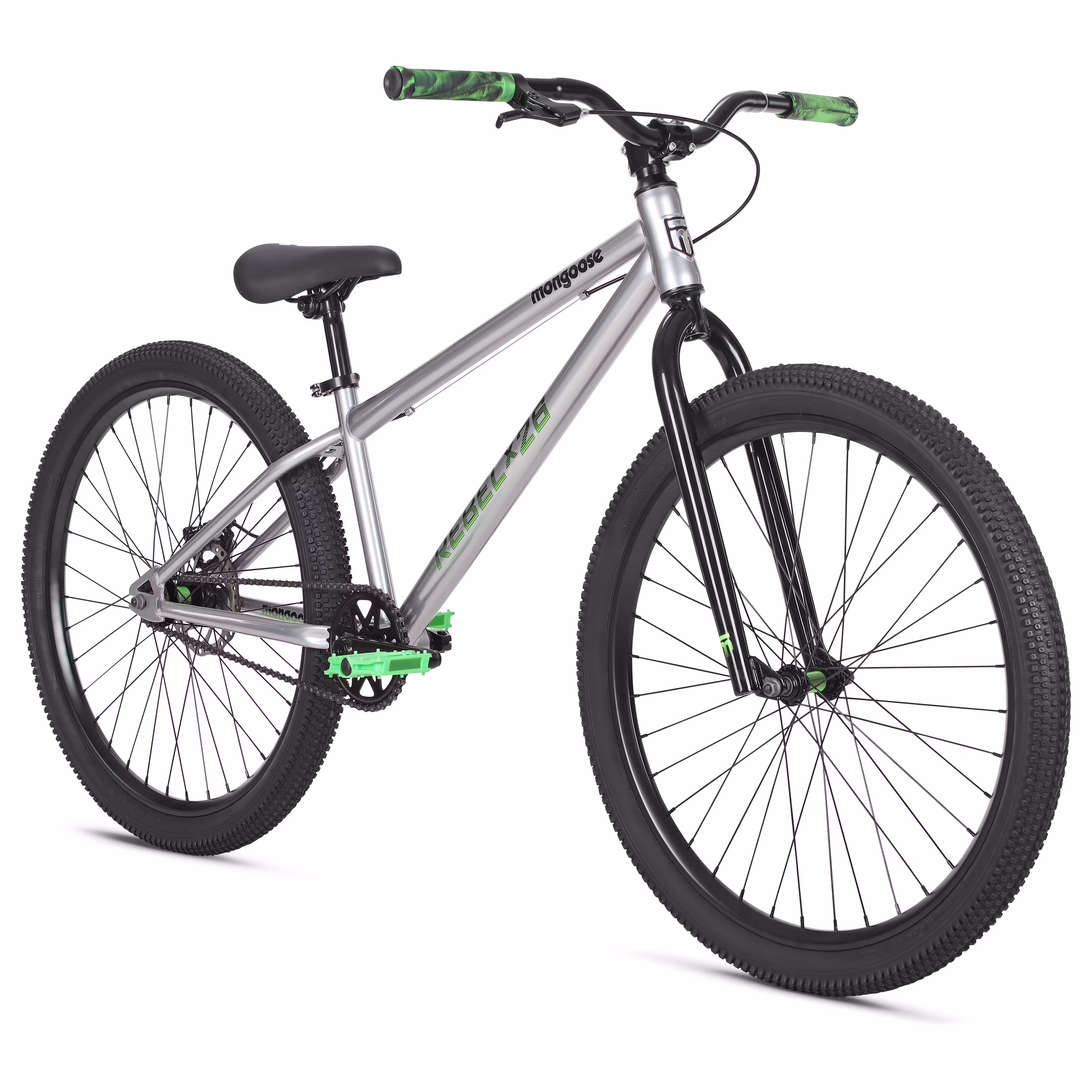 Mongoose Rebel X26 Adult Unisex 26-in. BMX Bike, Nickel Gray Bicycle - Image 5