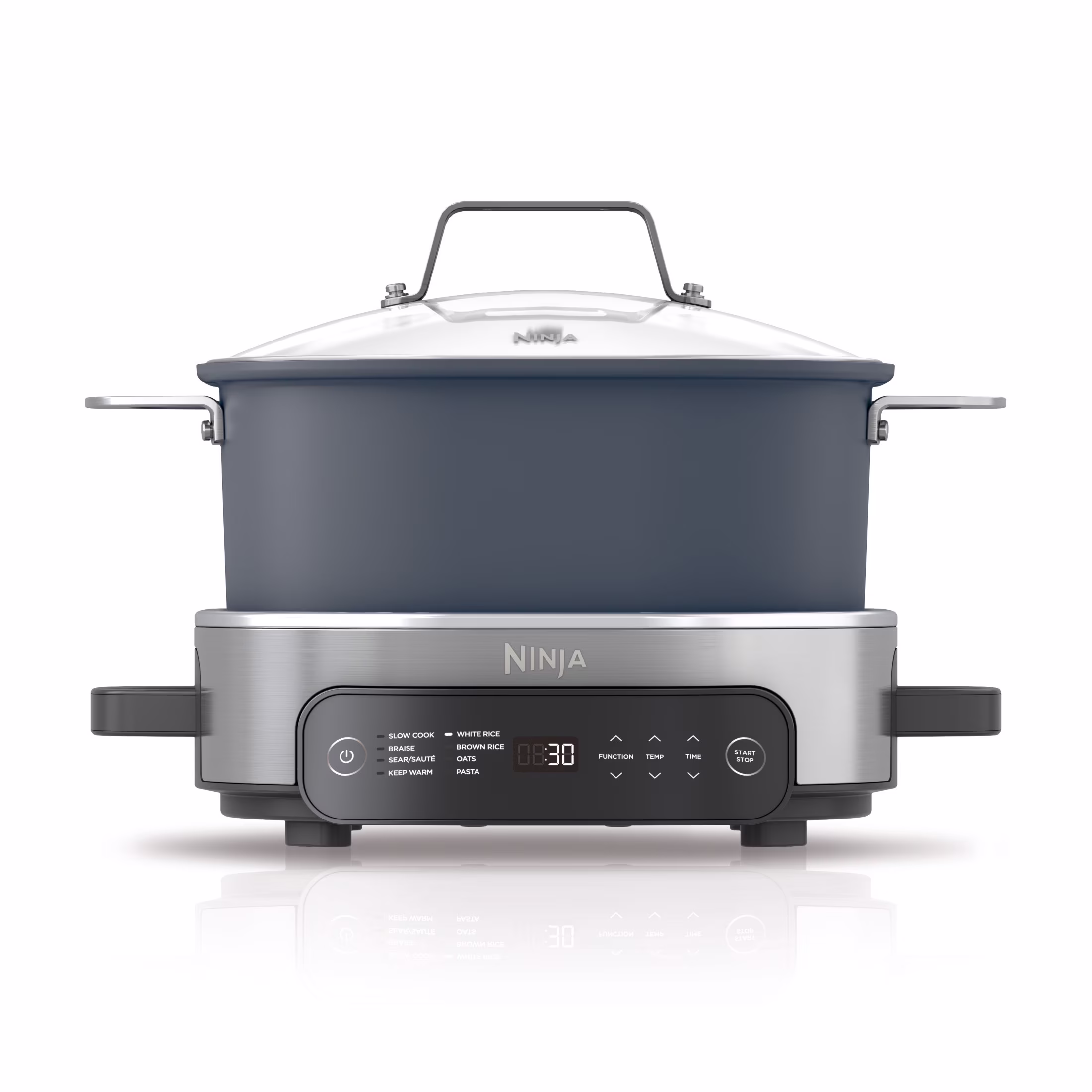 Ninja 10-in-1 Everyday PossibleCooker Pro 6.5-Qt, Slow Cook, Sear/Sauté, 8Cooking Functions, Family-Sized Capacity, MC1101 Midnight Blue