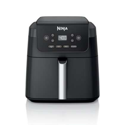 Ninja Air Fryer Pro XL 6.5-Qt, 4-in-1, Air Crisp Technology, Nonstick Crisper Plate, AF180 Black