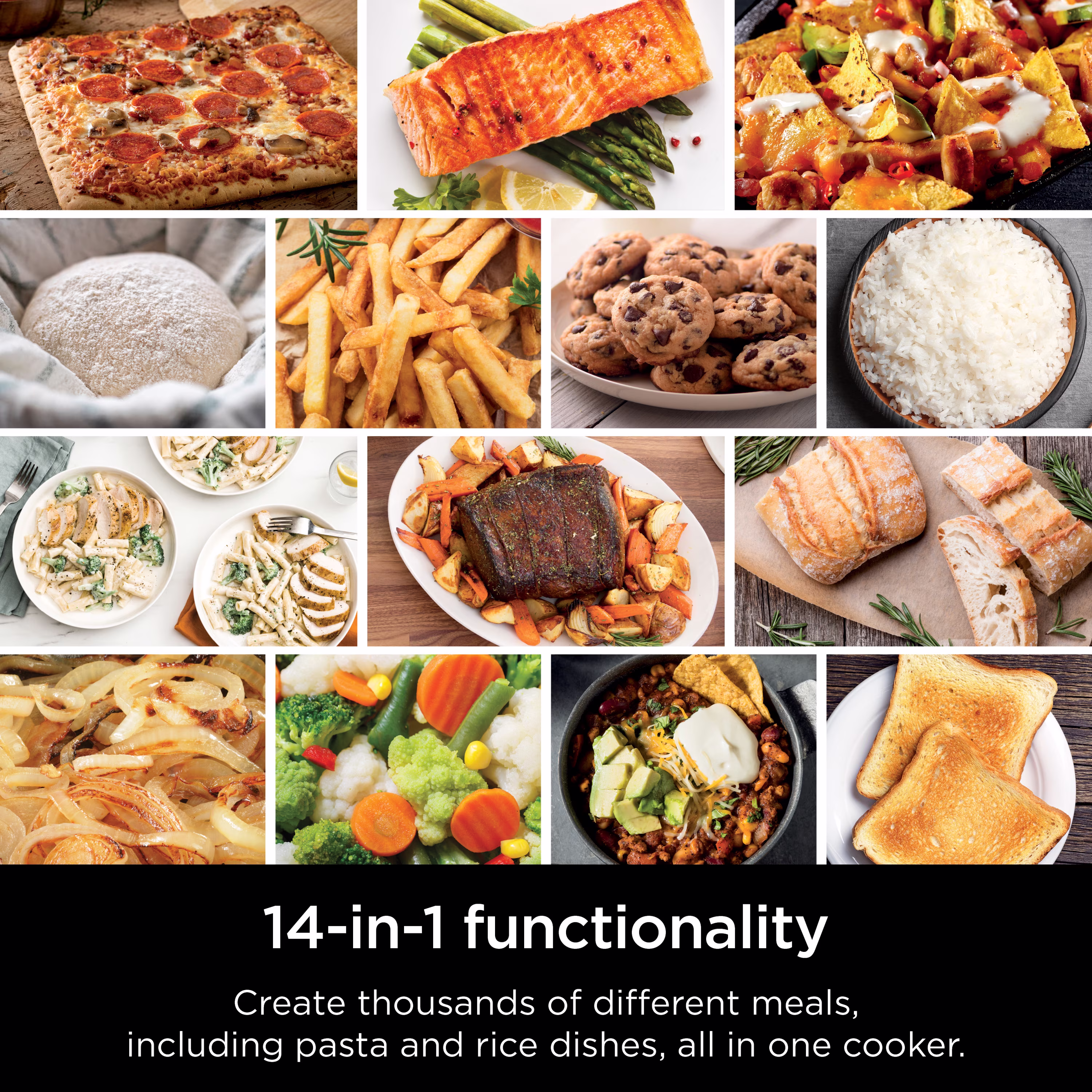 Ninja Combi All-in-One Multi-Cooker, 14-in-1 Functions, Oven, Air Fryer, Bake, Slow Cook, 3 Accessories, Stainless Steel - Image 3