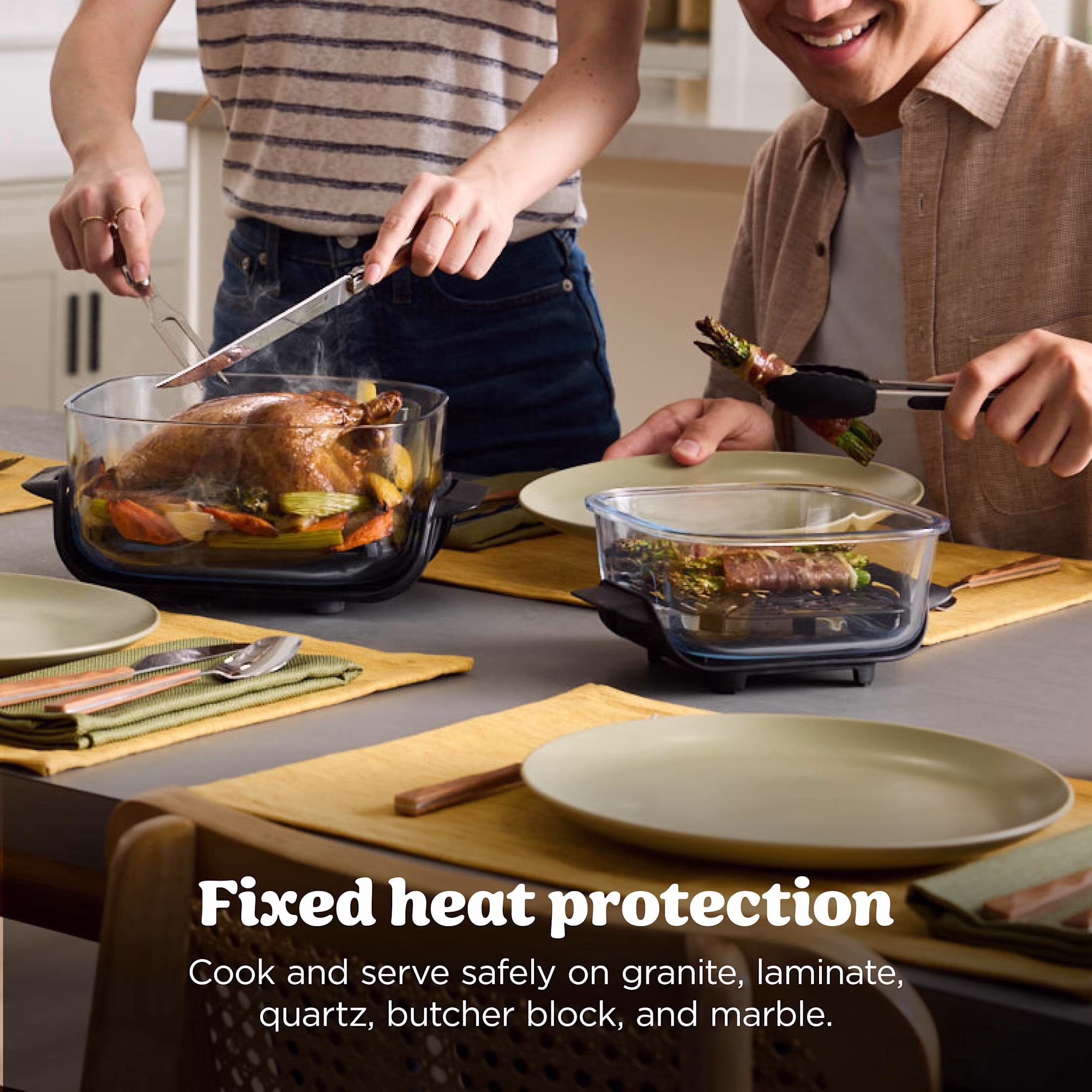 Ninja Crispi Glass Air Fryer 4-Qt, 4-in-1, Air Fry Bake Recrisp, Portable, Dishwasher Safe, FN101GY Cyberspace - Image 4