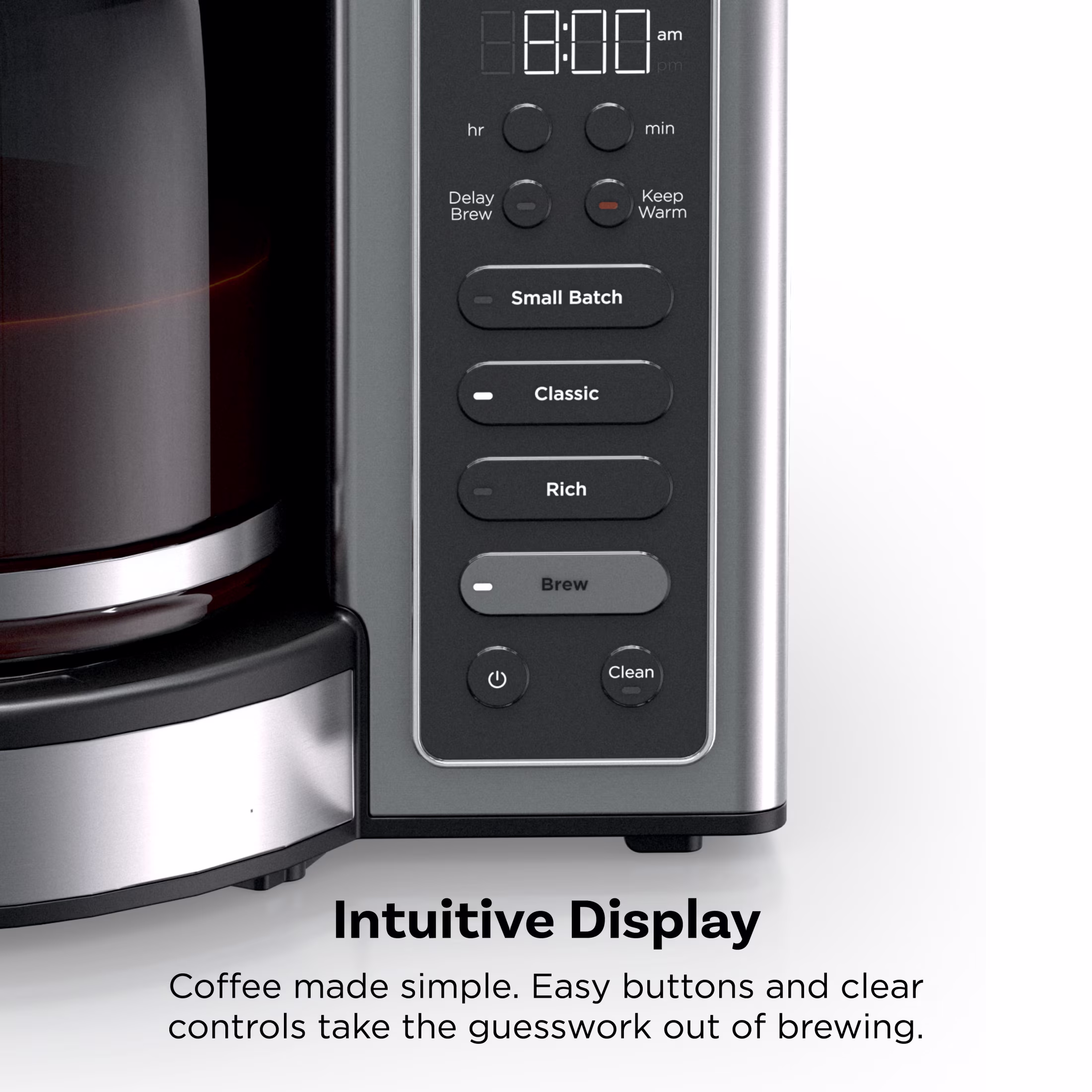 Ninja Fresh Brew 14-Cup Drip Coffee Maker, Classic & Rich Brew Styles, Delay Brew, CE451, Stainless Steel - Image 3