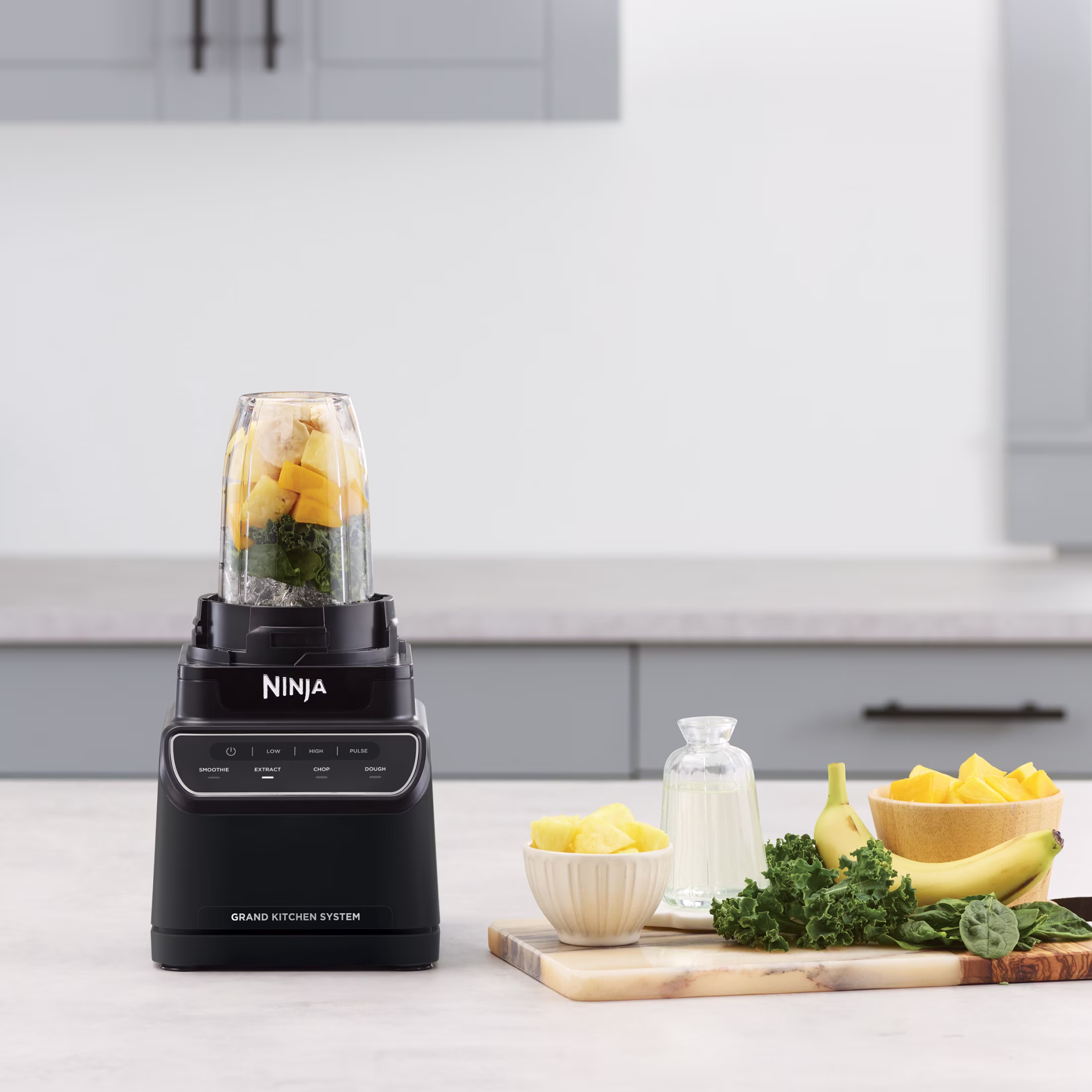 Ninja Grand Kitchen System 72-Oz Blender, 4 Presets, Smoothie, Chop, Dough, 3 Speeds, 1200W, KS500WMBK Black - Image 2