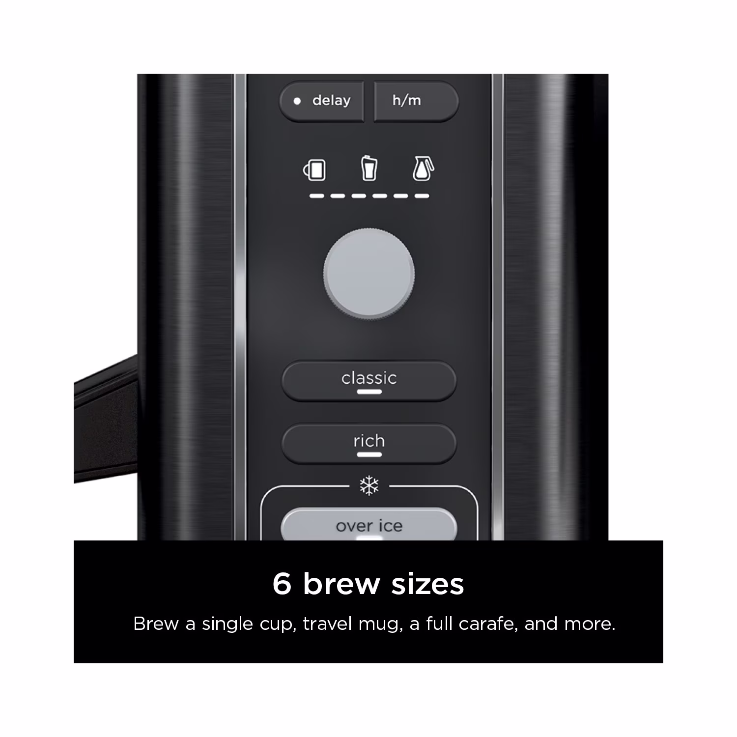 Ninja Hot & Iced 10-Cup Drip Coffee Maker, 4 Brew Styles, Rapid Cold Brew, CM360WM, Black - Image 3
