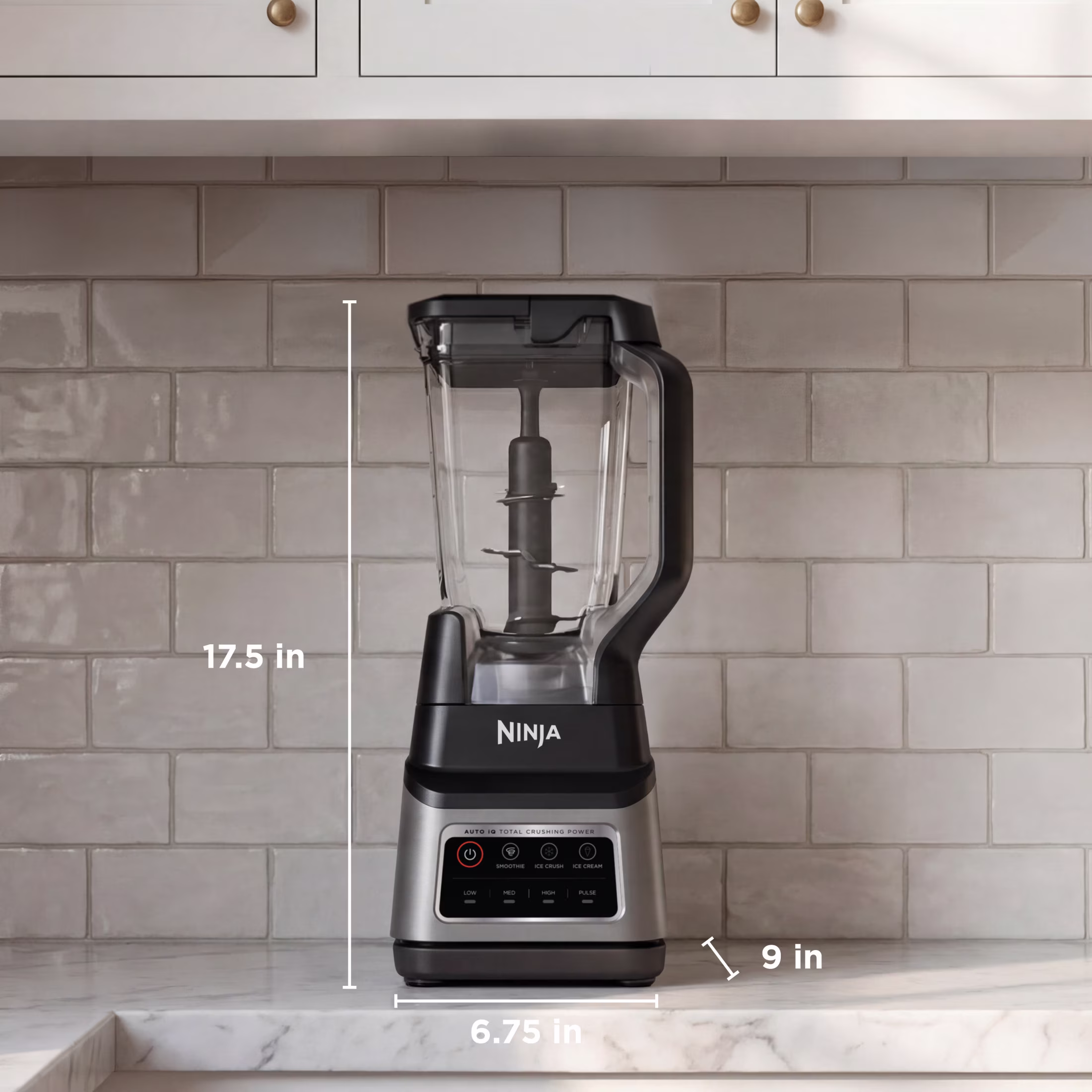 Ninja Professional Plus 72-Oz Blender with Auto-iQ, Gray, BN701 - Image 3