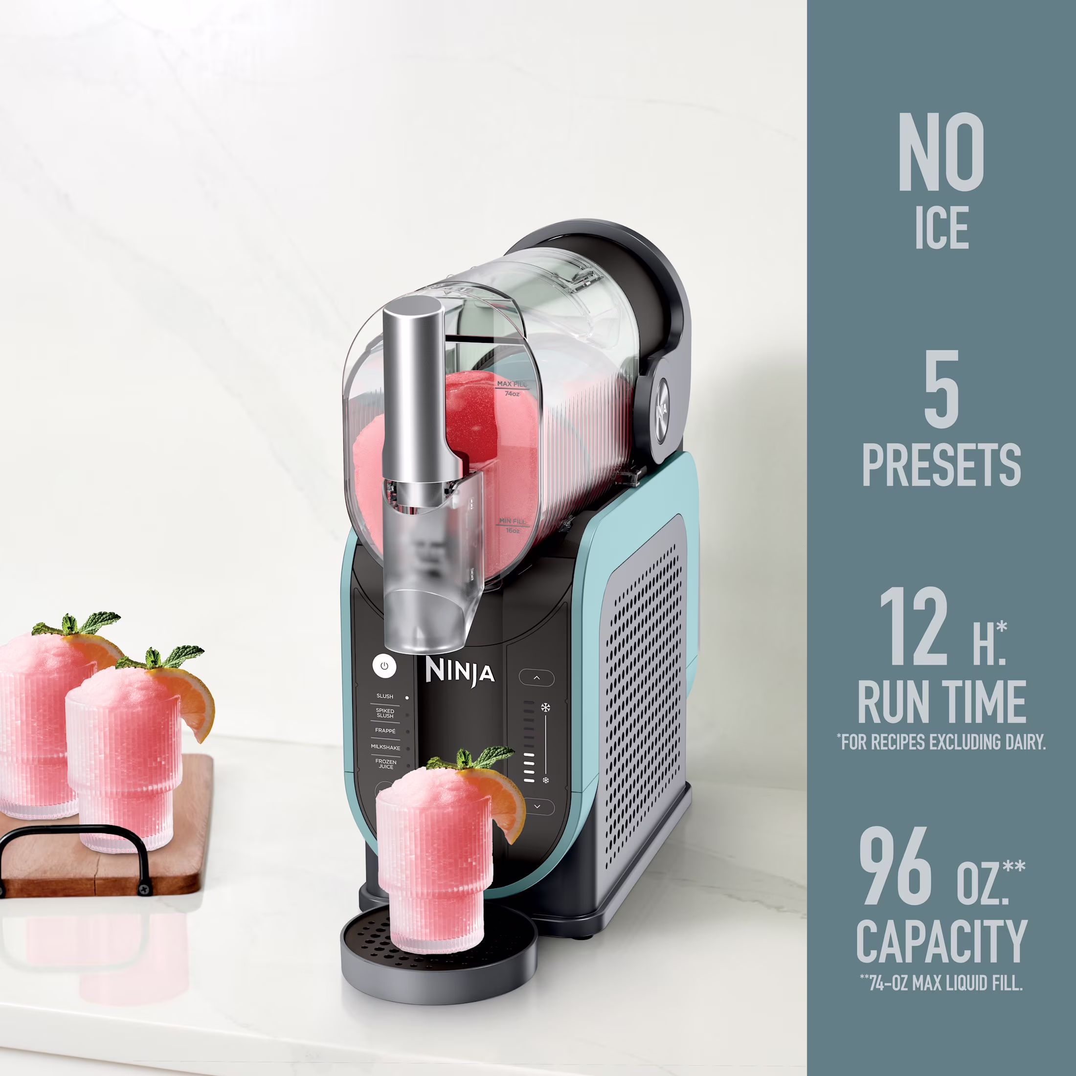 Ninja SLUSHi 96-Oz Frozen Drink Machine with RapidChill Technology, 5 Presets, Dishwasher Safe, Slushy Maker, FS310GN Green - Image 2