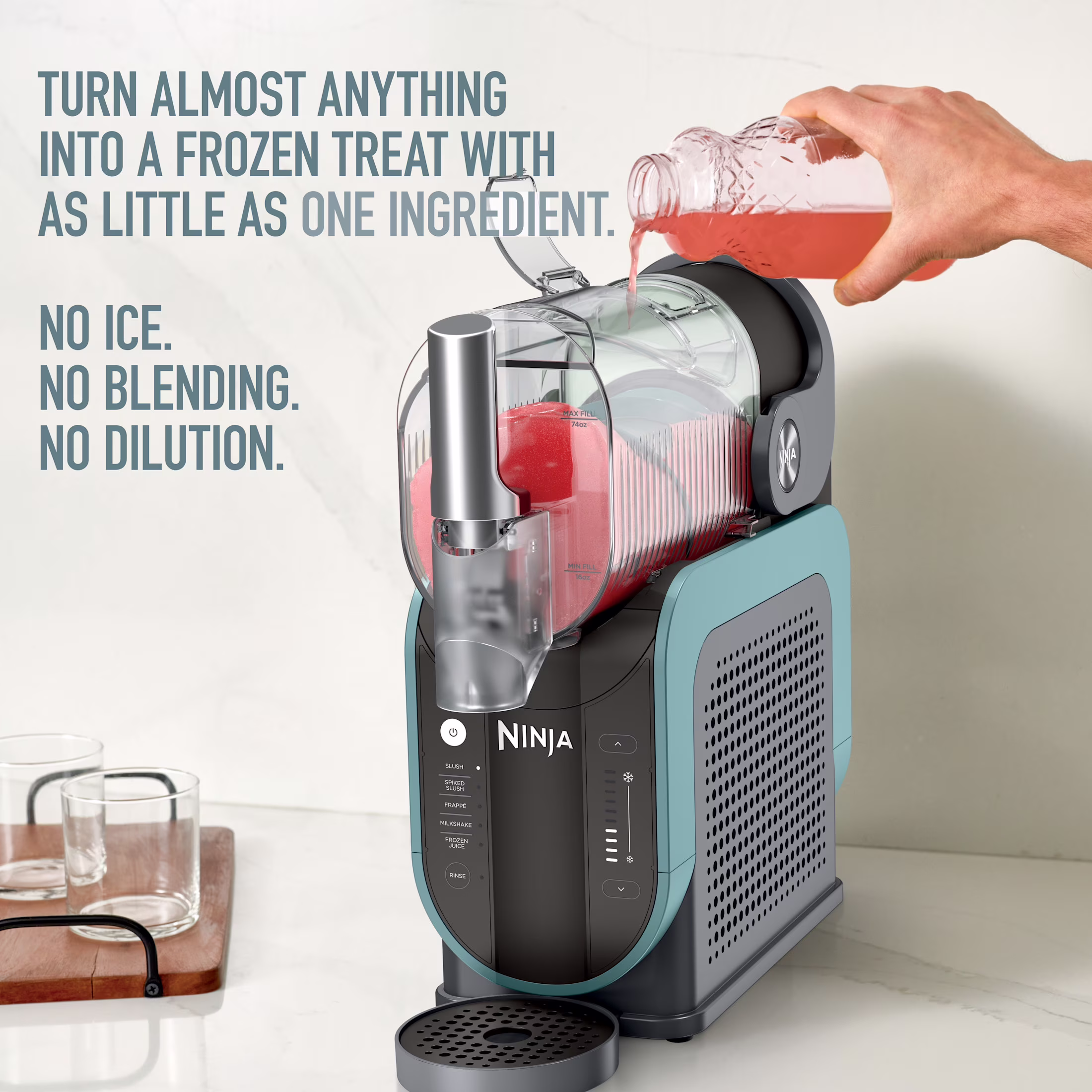 Ninja SLUSHi 96-Oz Frozen Drink Machine with RapidChill Technology, 5 Presets, Dishwasher Safe, Slushy Maker, FS310GN Green - Image 3