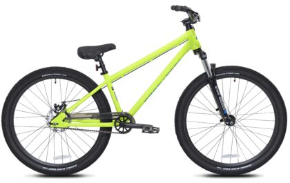 Ozark Trail DJ.1 Airtime Dirt Jump Bike, 26 in Wheels, Yellow, Fits Riders 5 ft 2 in-5 ft 10 in