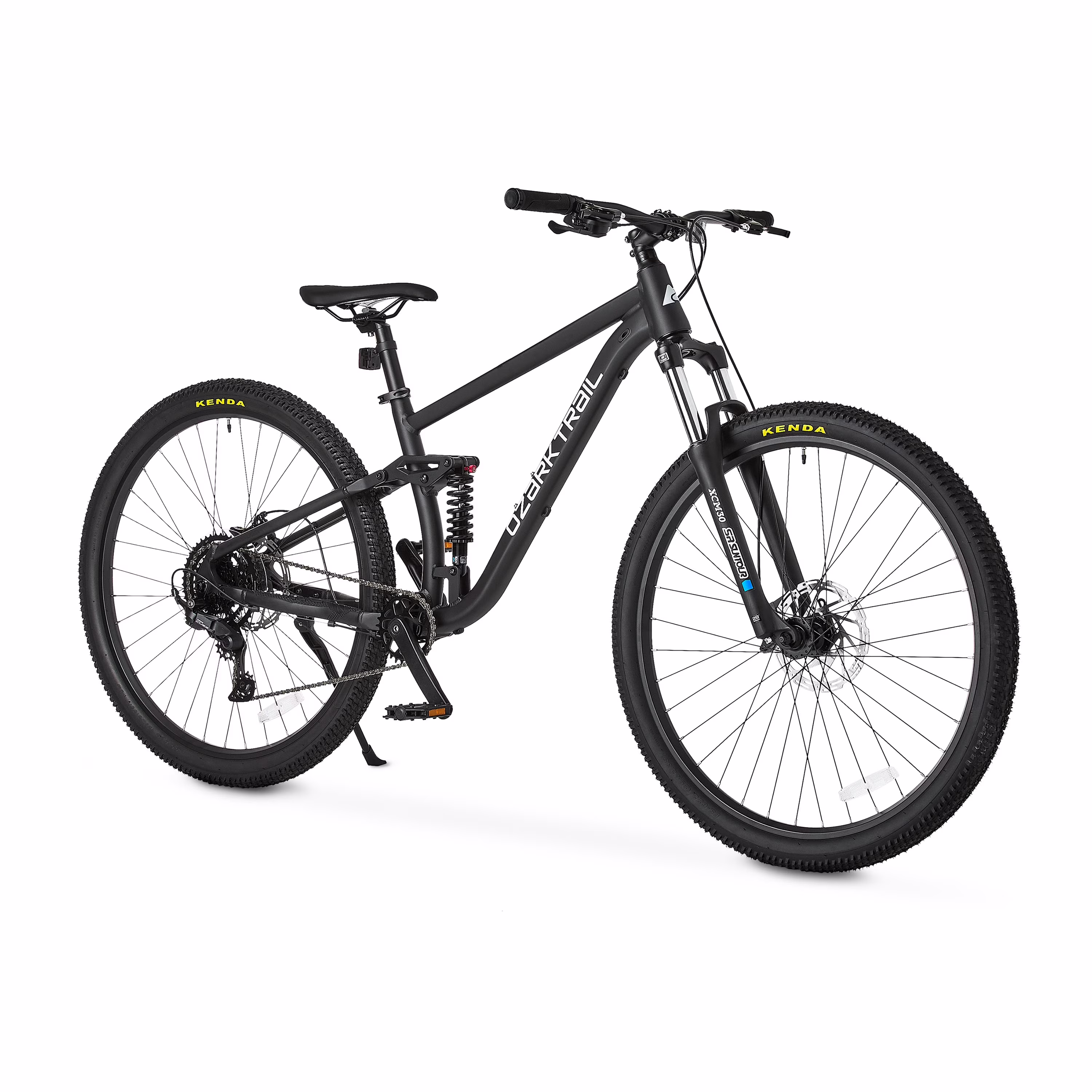Ozark Trail FS.2 Slalom Full Suspension Mountain Bike, 29 in Wheels, Small Frame, Fits Riders 5 ft 1 in - 5 ft 5 in, Black, Adult, Unisex - Image 4