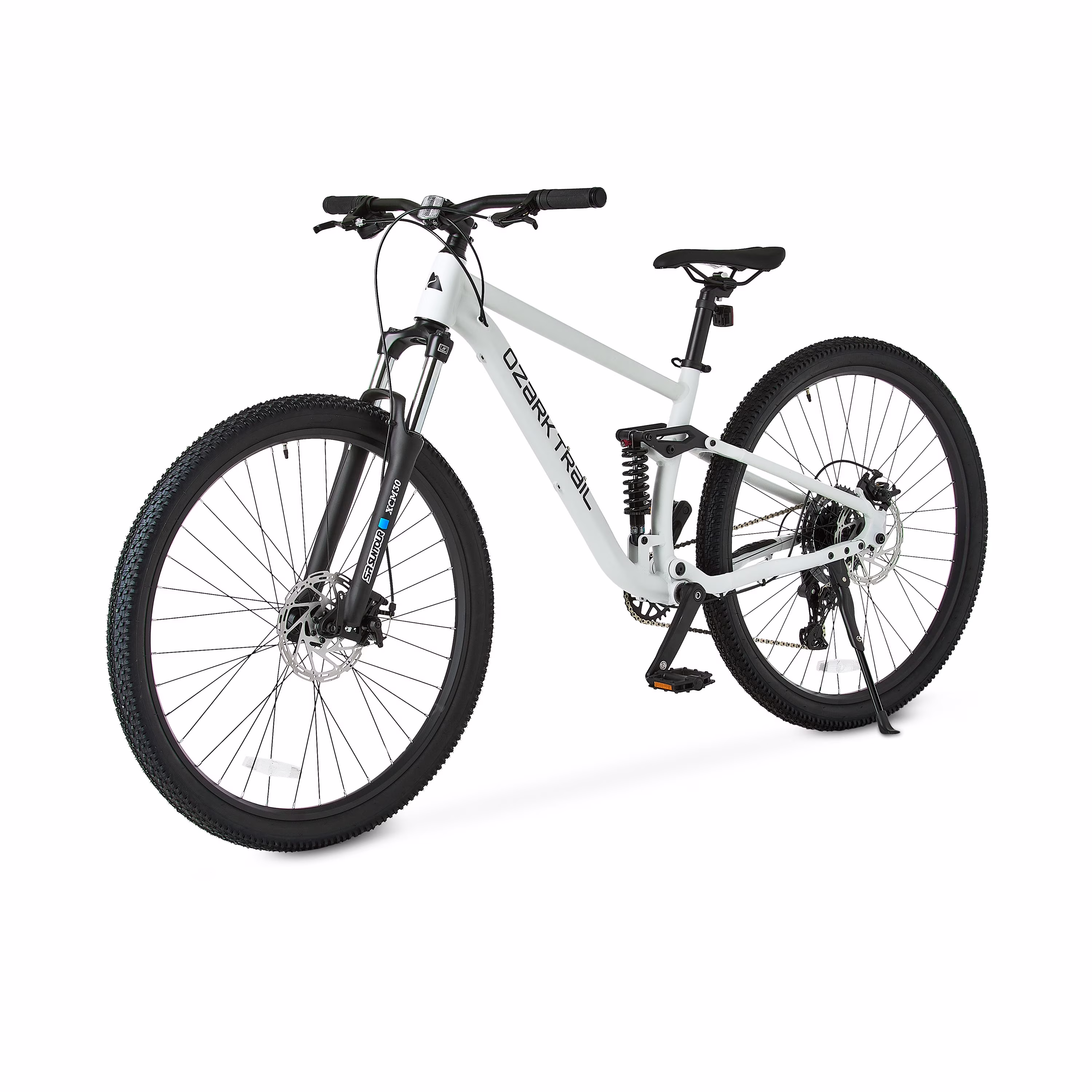 Ozark Trail FS.2 Slalom 29 in Full Suspension Mountain Bike, Medium Frame, Fits Riders 5 ft 6 in - 5 ft 9 in, Off-White, Adult, Unisex - Image 2