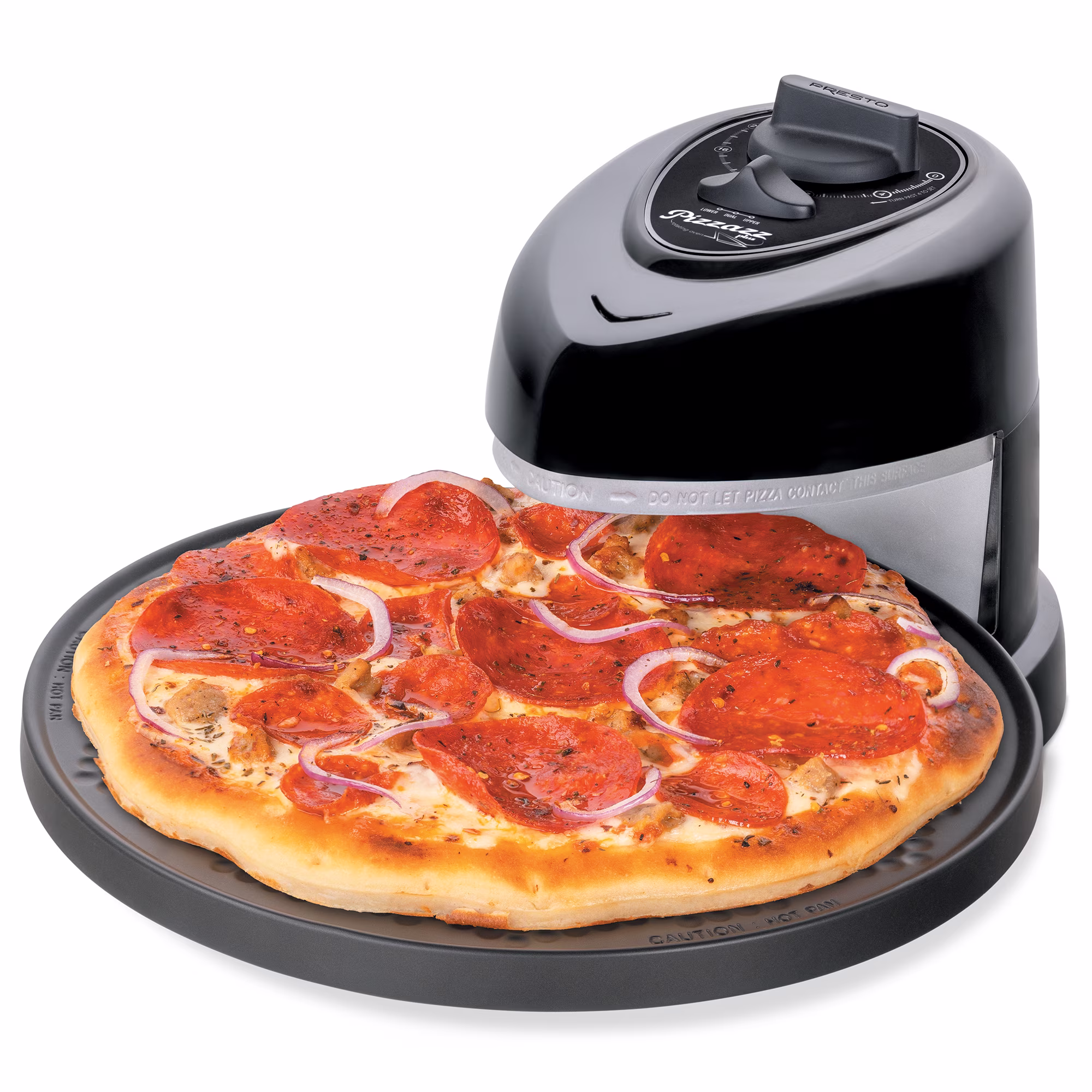 Presto Pizzazz Plus Rotating Pizza Oven, 03432 Black - Image 4