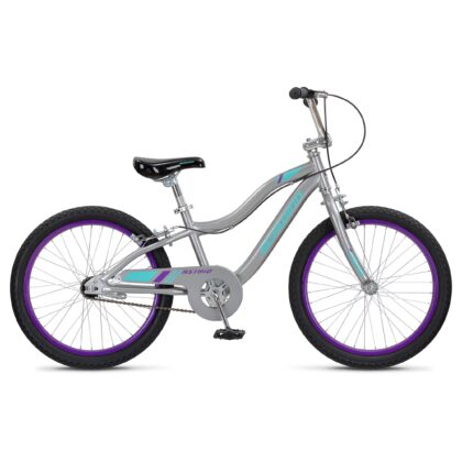 Schwinn Astrid Kids Bike, 20 Inch Wheel, Single Speed, Grey