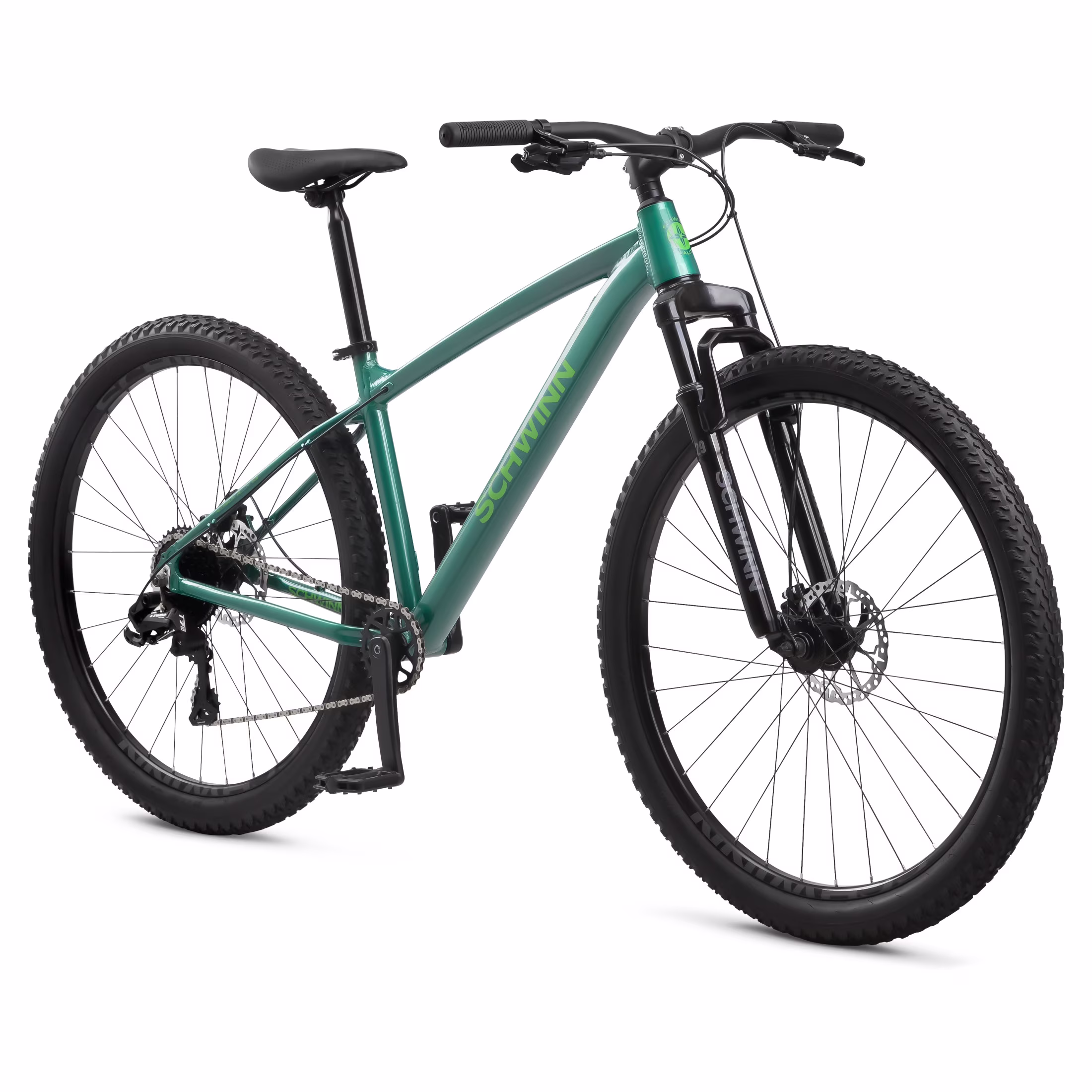 Schwinn Axum Sport Adult Unisex 29-in. Mountain Bike, Medium Frame, Green - Image 3