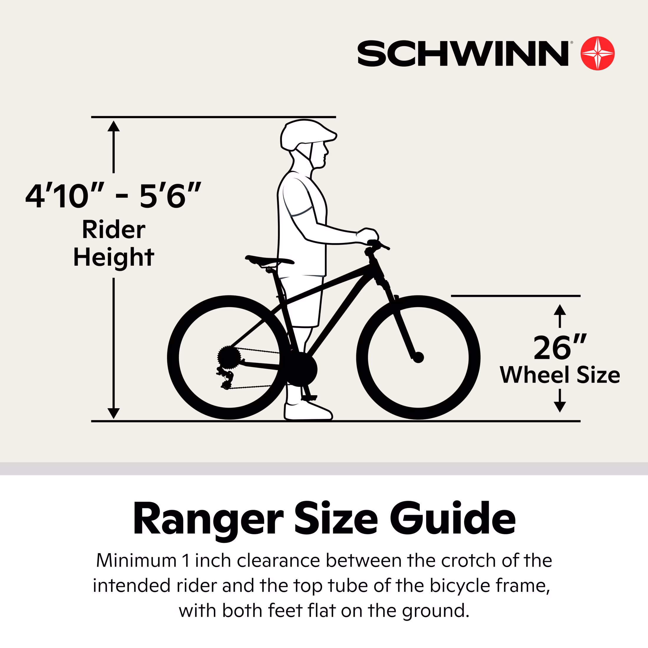 Schwinn Ranger Mountain Bike, 26 Inch Wheel, 21 Speeds, Red - Image 3