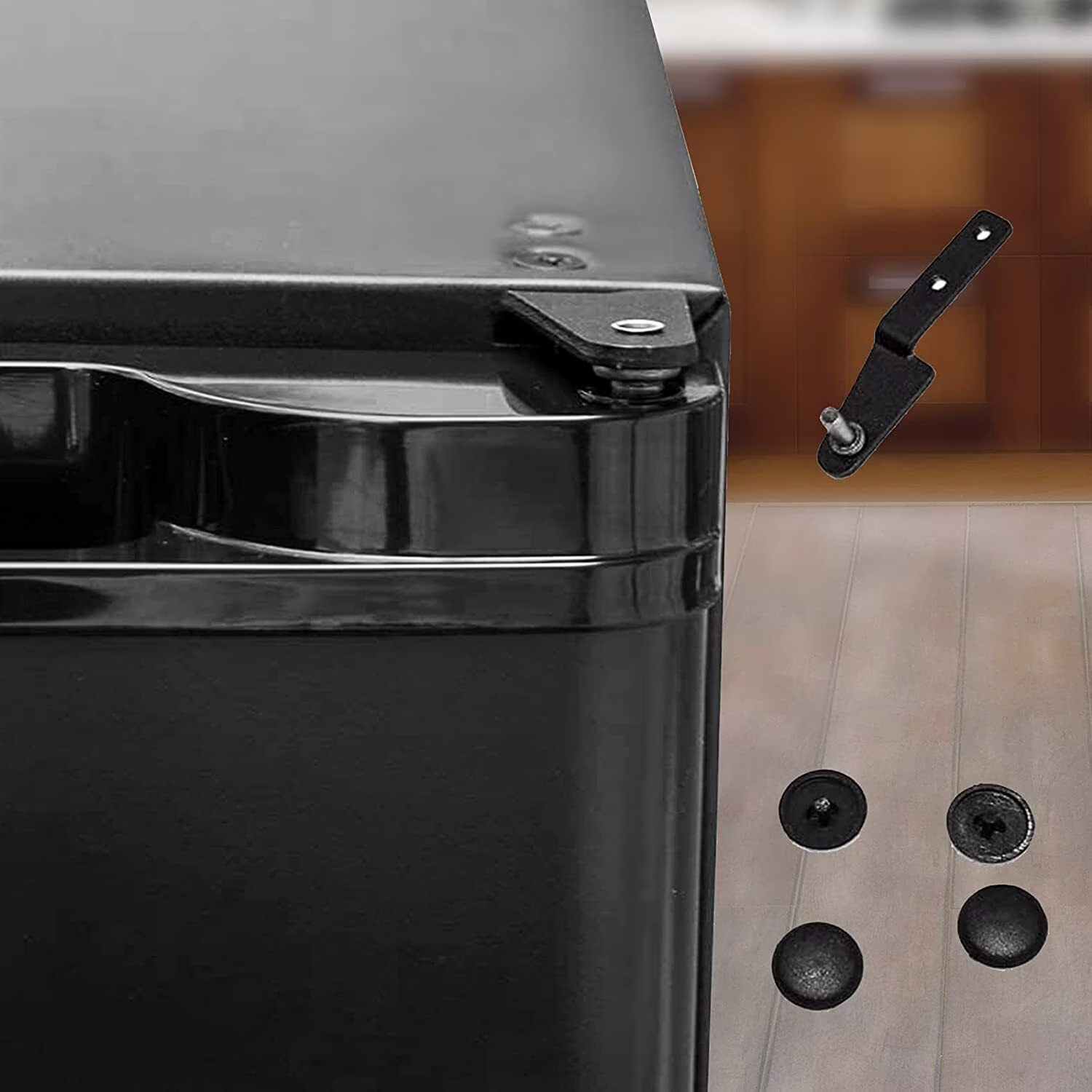 SMAD 2.1 cu.ft Portable Mini Fridge with Lock, Black - Image 2