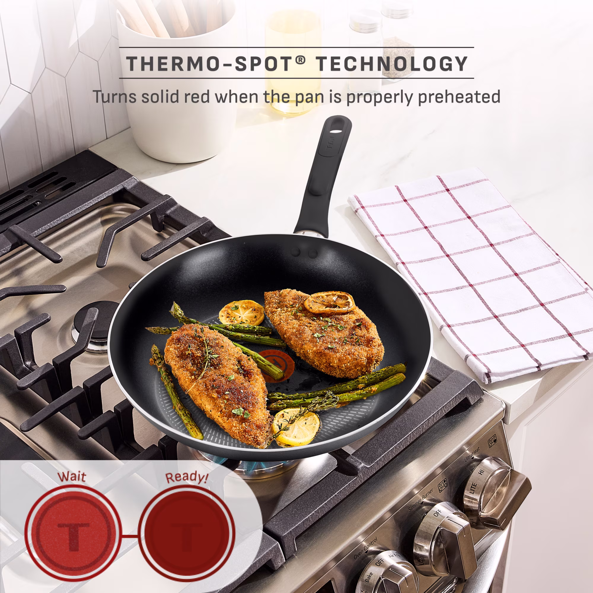 T-fal Easy Care Nonstick Cookware, 20 piece Set, Grey, B087SKDW - Image 2