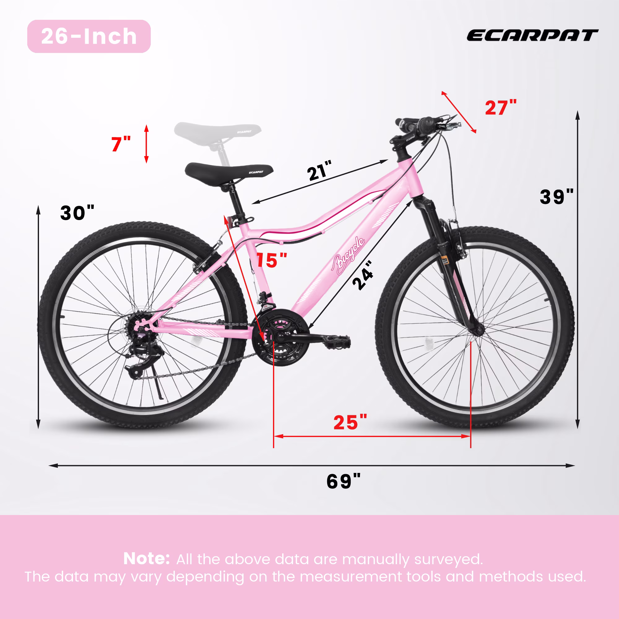TheEshow 24 Inch Mountain Bike - Image 3