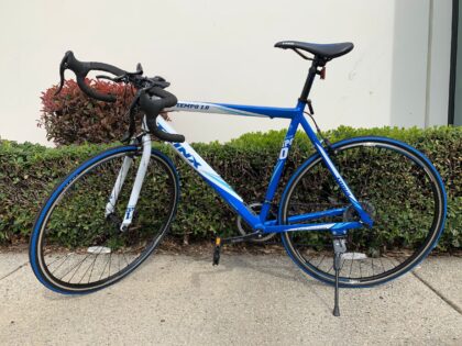 Trinx 700C Road Bike TEMPO1.0 Shimano 21 Speed Racing Bicycle 53cm Blue White