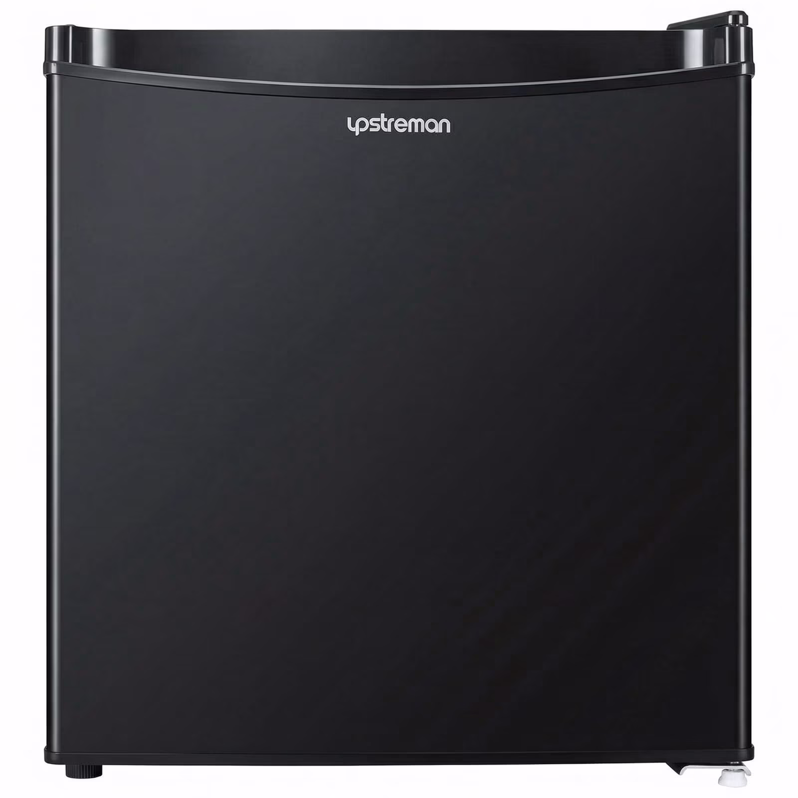 Upstreman 1.7 Cu ft Mini Fridge with Freezer Single Door Compact Refrigerator, Low Noise, Energy Saving, Adjustable Temperature, Reversible Door, for Home Office Dorm, Black FR17