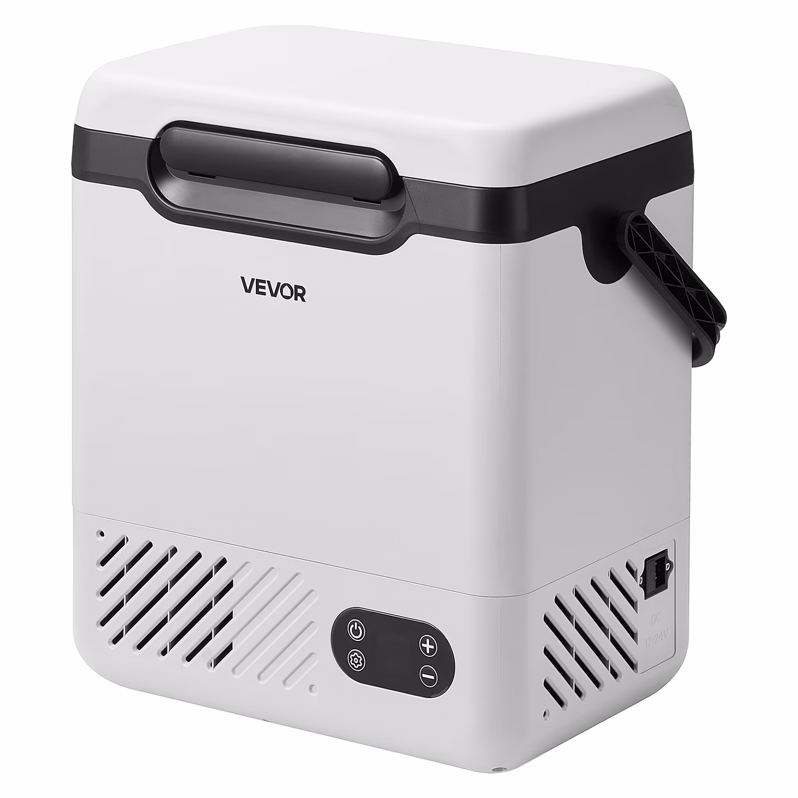 VEVOR 12 Volt Refrigerator, 12.68 QT/ 12L Car Fridge, Portable Electric Freezer Compressor with Handle, 12V/24V DC 100-240V AC, -4°F to 68℉/-20℃ to 20℃, for Truck Van RV SUV Boat Travel Camping - Image 3