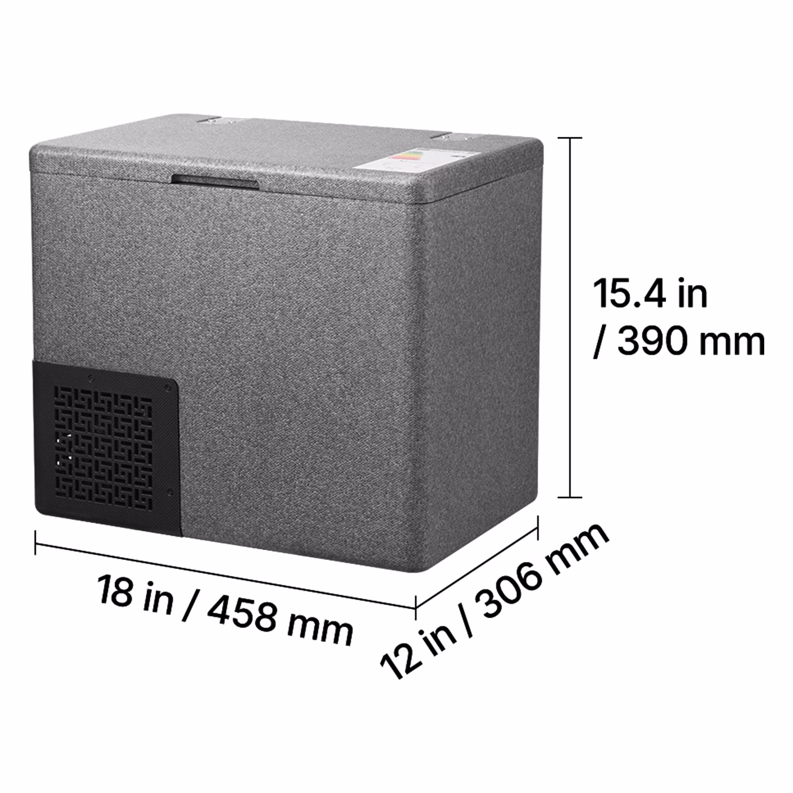VEVOR 12 Volt Refrigerator, 21.1 QT/ 20L Car Fridge, Portable Ultra-Light EPP Freezer, APP Control Electric Compressor, 12V/24V DC, 14℉ to 50℉, for Truck Van RV SUV Boat Travel Camping - Image 5