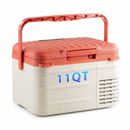 Winfire 11 Quart Portable Compressor Fridge Freezer, 15‑Minutes Rapid Quick Cooling, ECO & MAX Dual‑Mode Operation, Versatile Cooling Unit for Camping, RV, Vehicle Travel and Indoor Household Use